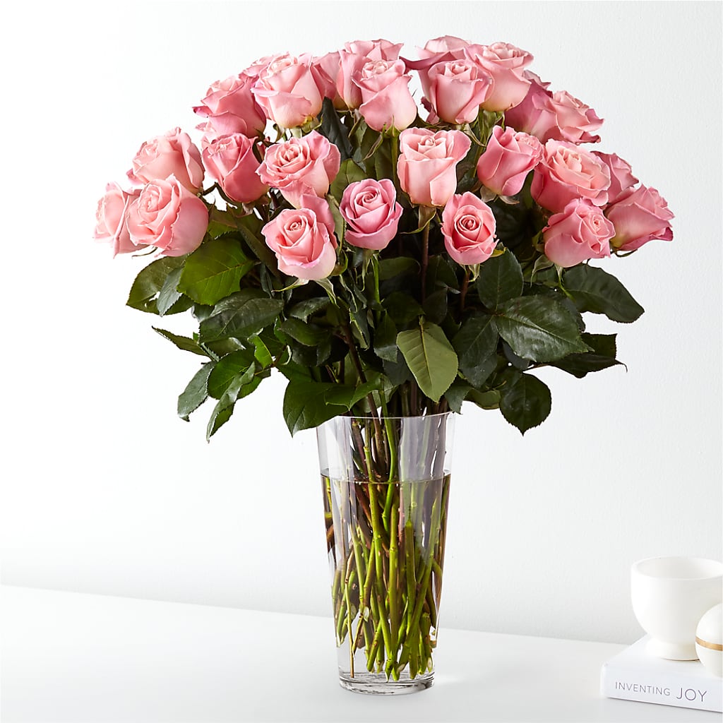Long Stem Pink Rose Bouquet – Flowers Y Detallitos Analy, Durham NC