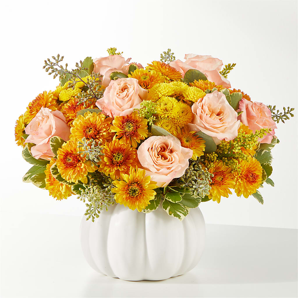 Peachy Pumpkin – Flowers Y Detallitos Analy, Durham NC