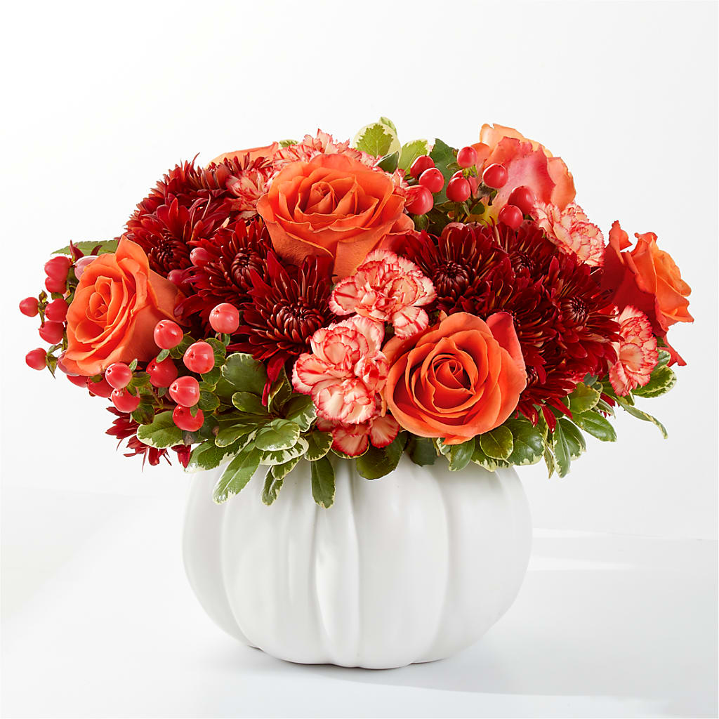 Autumn Air Pumpkin Bouquet – Flowers Y Detallitos Analy, Durham NC