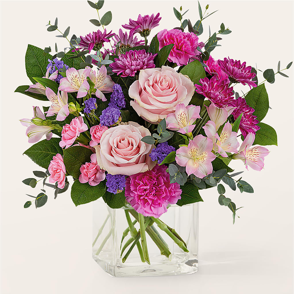 Rosy Radiance Bouquet – Flowers Y Detallitos Analy, Durham NC