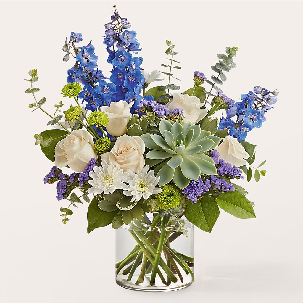 Cerulean Waves Bouquet – Flowers Y Detallitos Analy, Durham NC