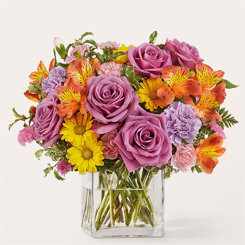 Shades of Happiness Bouquet – Flowers Y Detallitos Analy, Durham NC