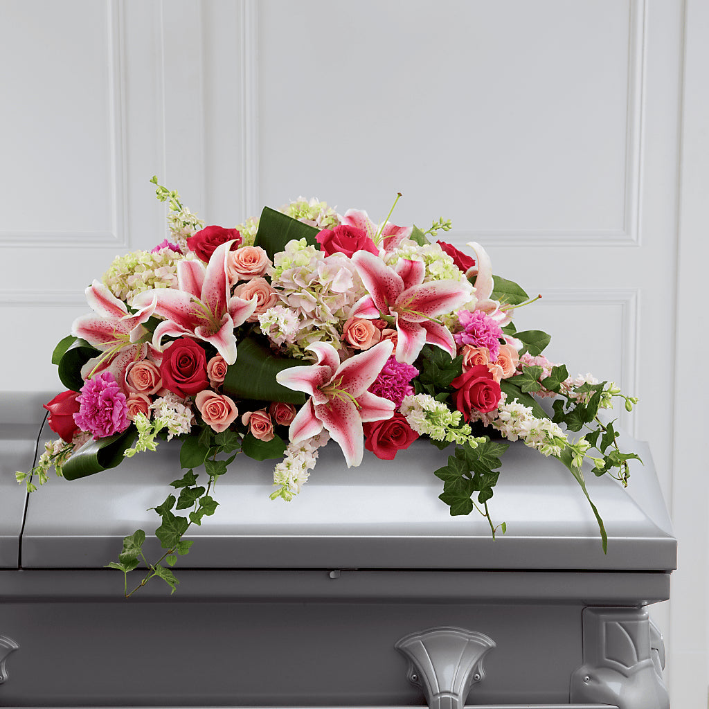 Splendid Grace Casket Spray – Flowers Y Detallitos Analy, Durham NC