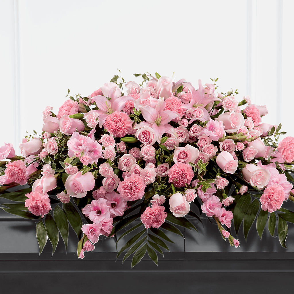 Garden of Comfort Casket Spray (Standard) – Flowers Y Detallitos Analy, Durham NC