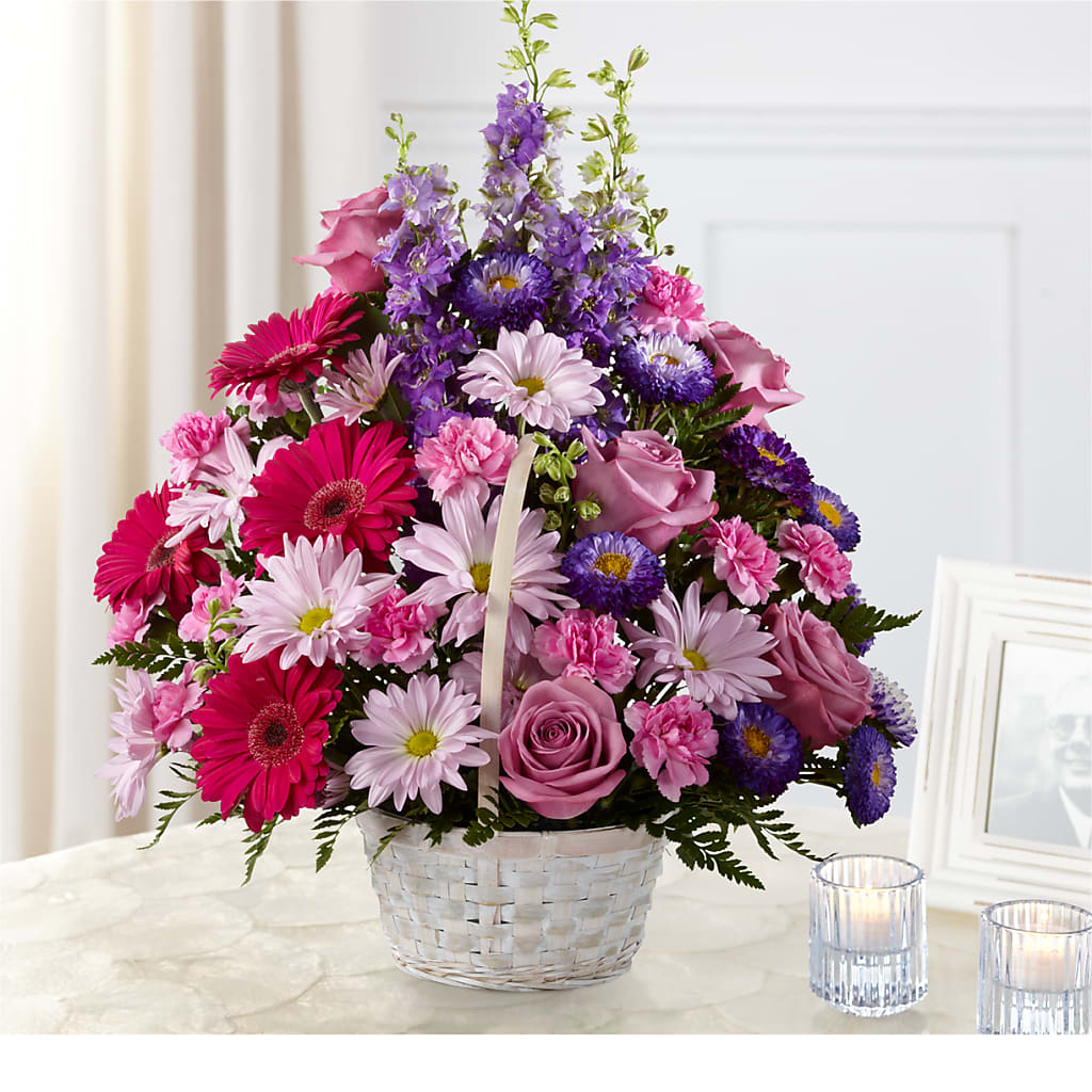 Pastel Peace Basket – Flowers Y Detallitos Analy, Durham NC