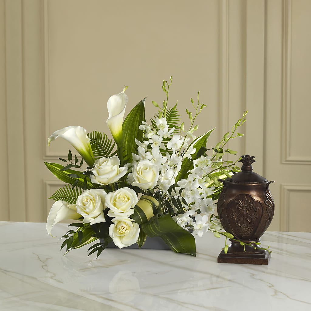 At Peace Arrangement – Flowers Y Detallitos Analy, Durham NC