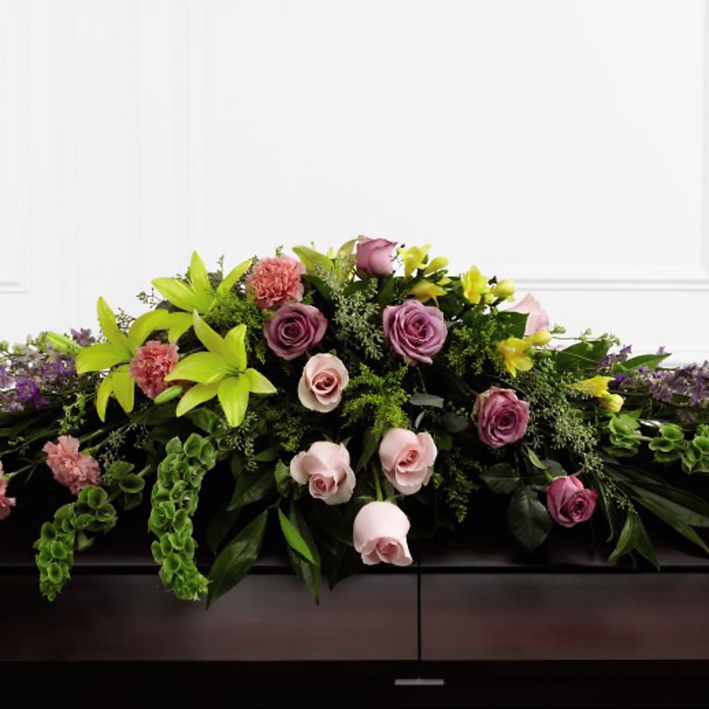 Forever Beloved Casket Spray – Flowers Y Detallitos Analy, Durham NC