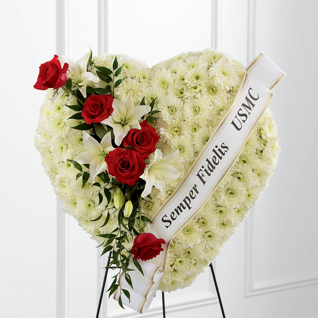 Heartfelt Hero Standing Heart – Flowers Y Detallitos Analy, Durham NC