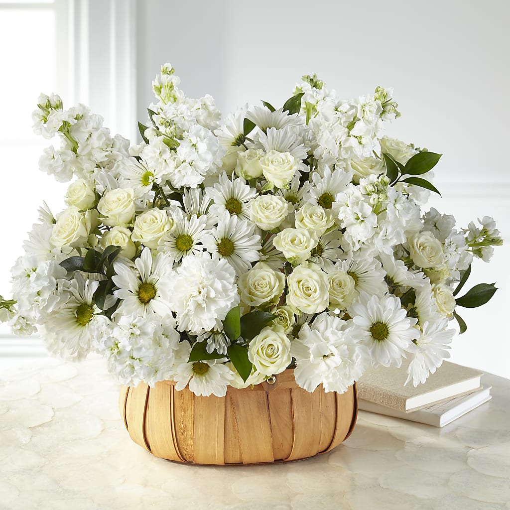Graceful Garden Basket – Flowers Y Detallitos Analy, Durham NC