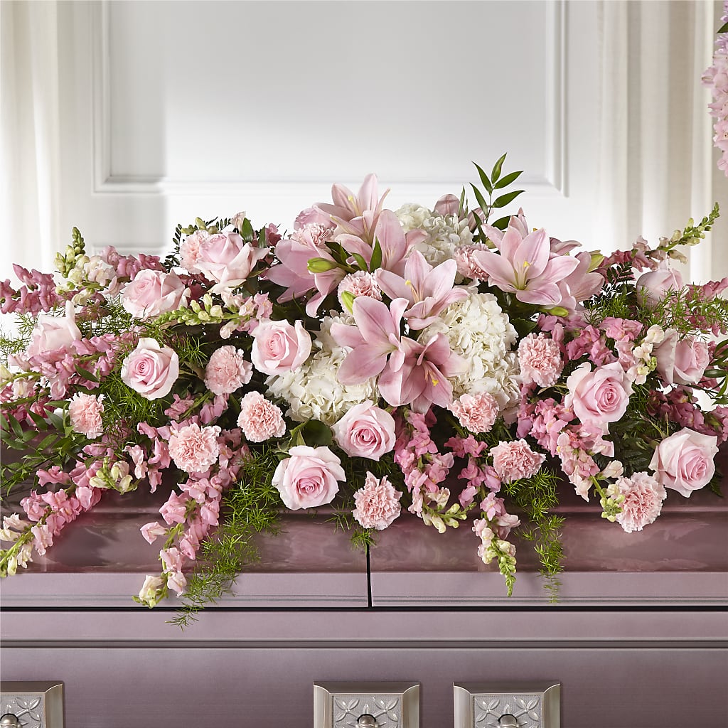 Life & Remembrance Casket Spray – Flowers Y Detallitos Analy, Durham NC