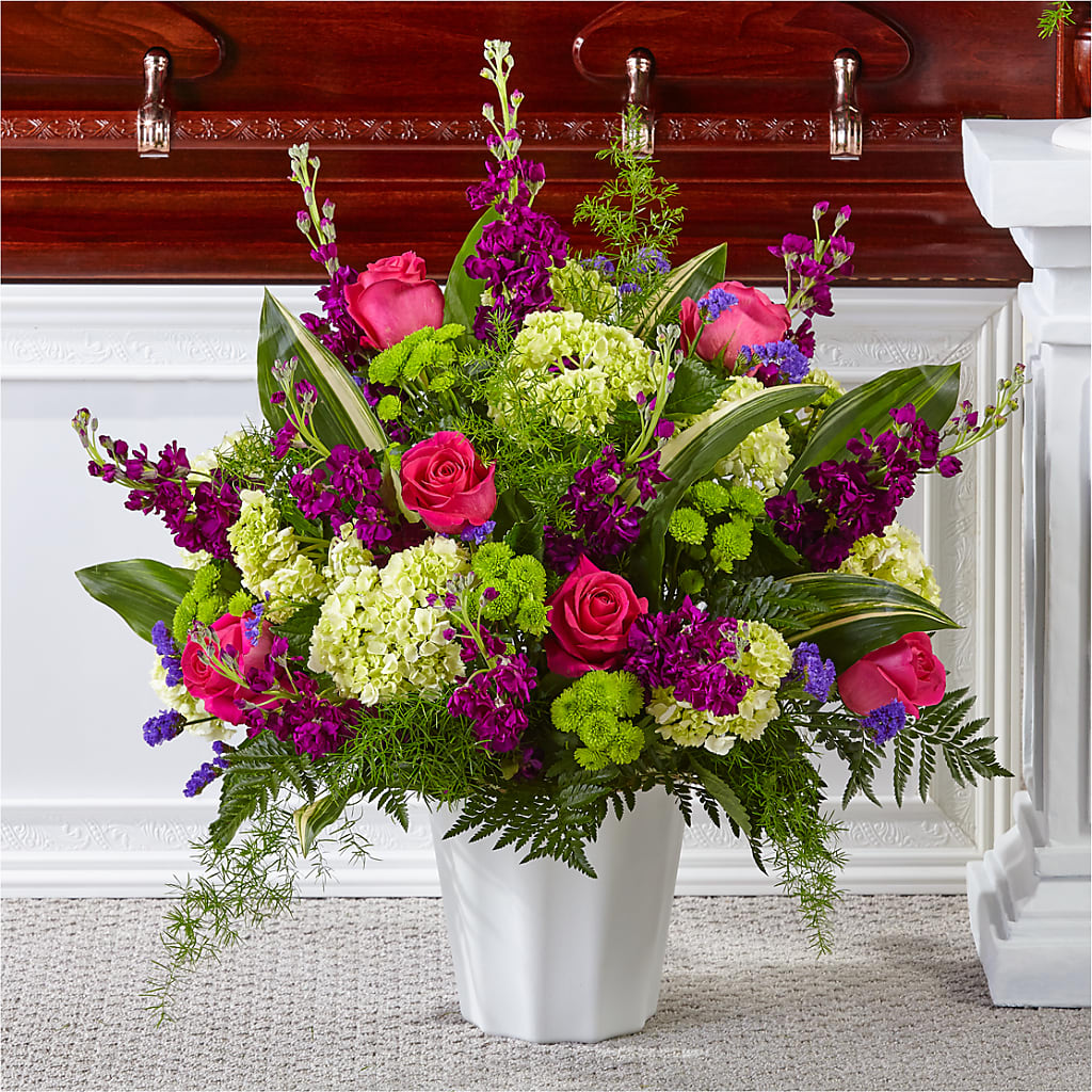 Beautiful Horizons Floor Basket – Flowers Y Detallitos Analy, Durham NC