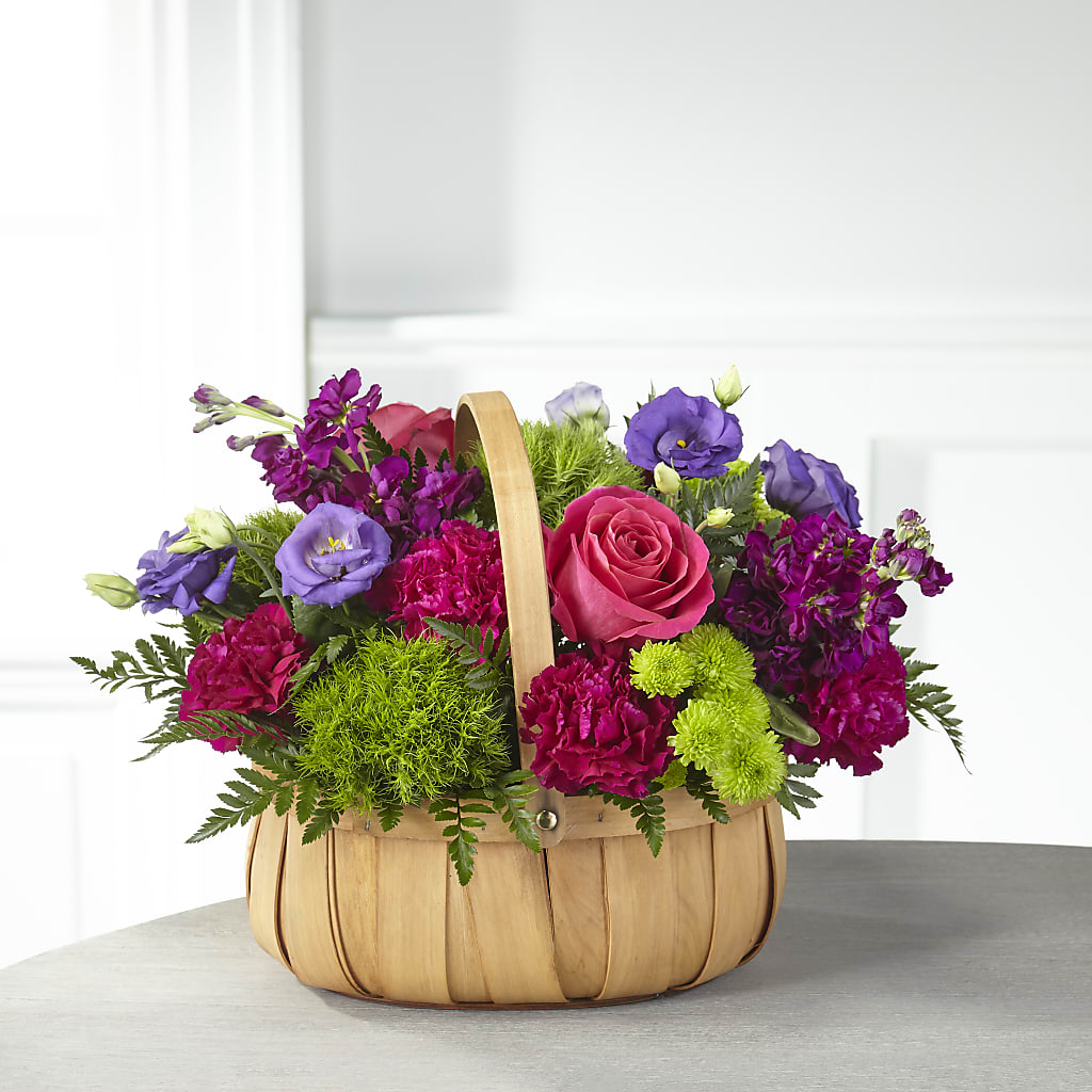 Serene Sanctuary Basket – Flowers Y Detallitos Analy, Durham NC
