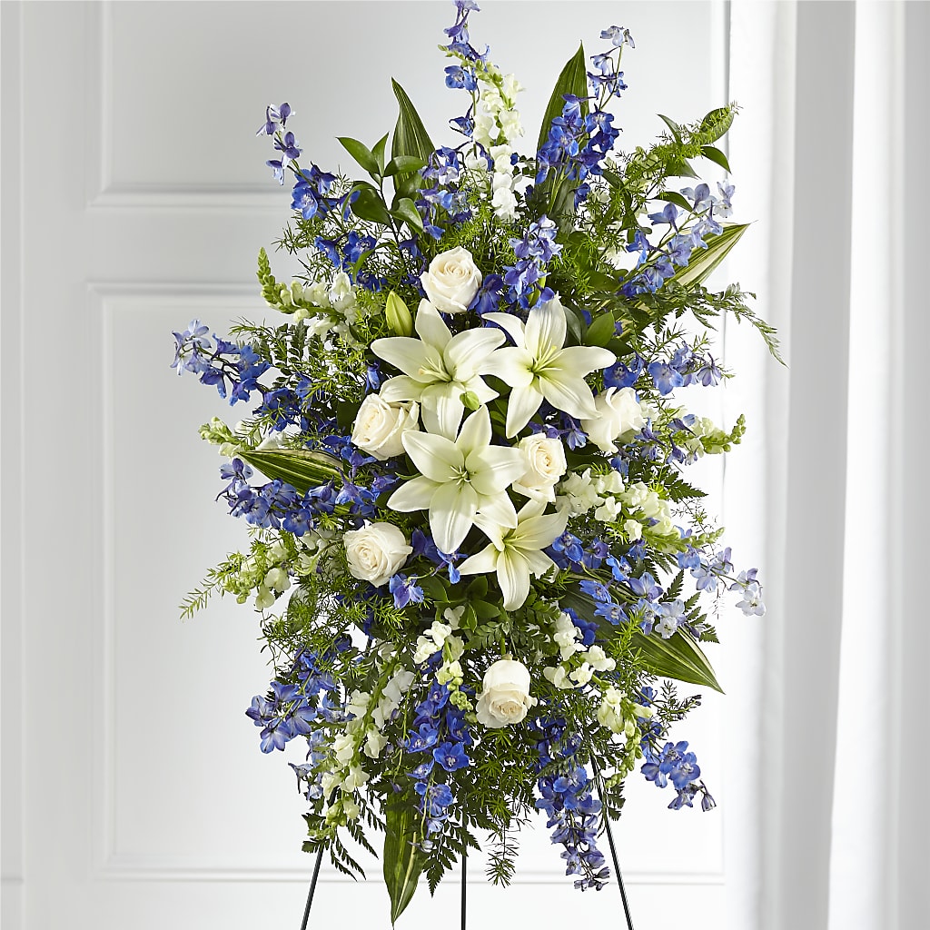 Faithful Friend Standing Spray – Flowers Y Detallitos Analy, Durham NC