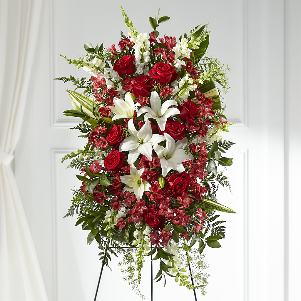 Everlasting Memory Standing Spray – Flowers Y Detallitos Analy, Durham NC