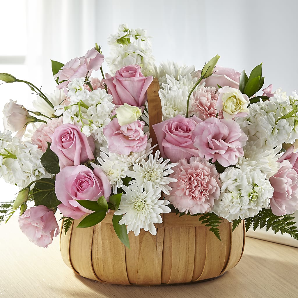 Always Graceful Basket – Flowers Y Detallitos Analy, Durham NC