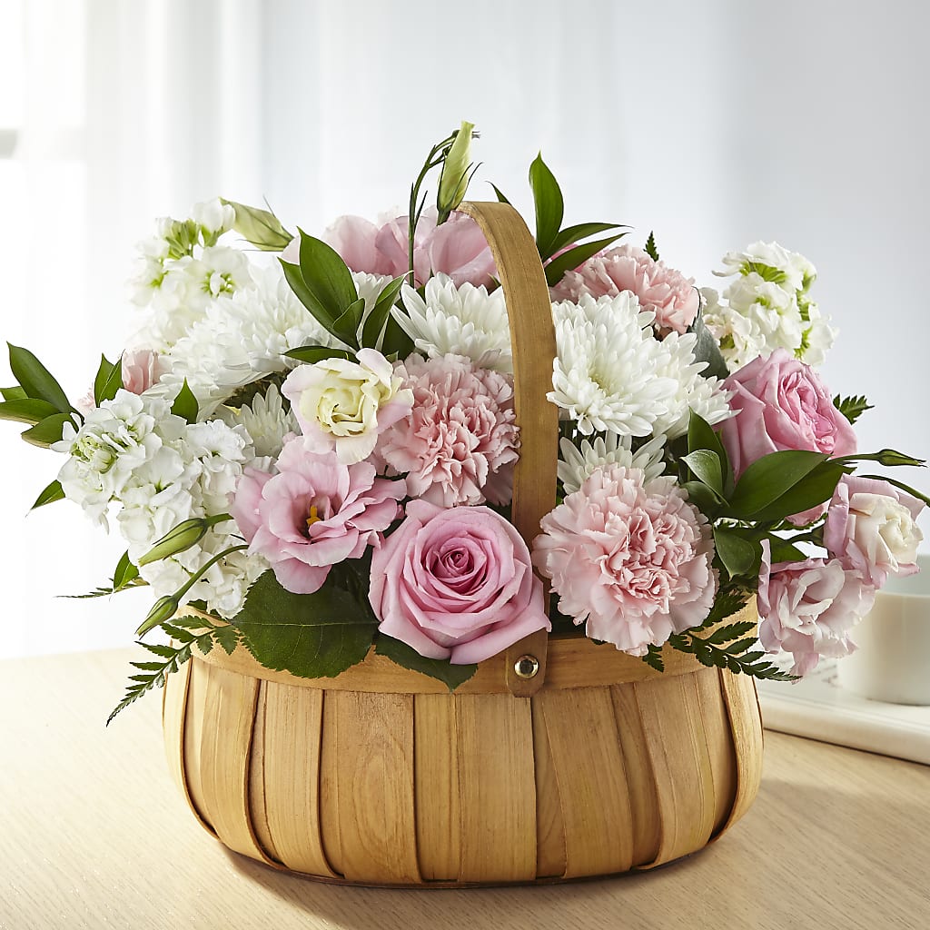 Always Graceful Basket – Flowers Y Detallitos Analy, Durham NC