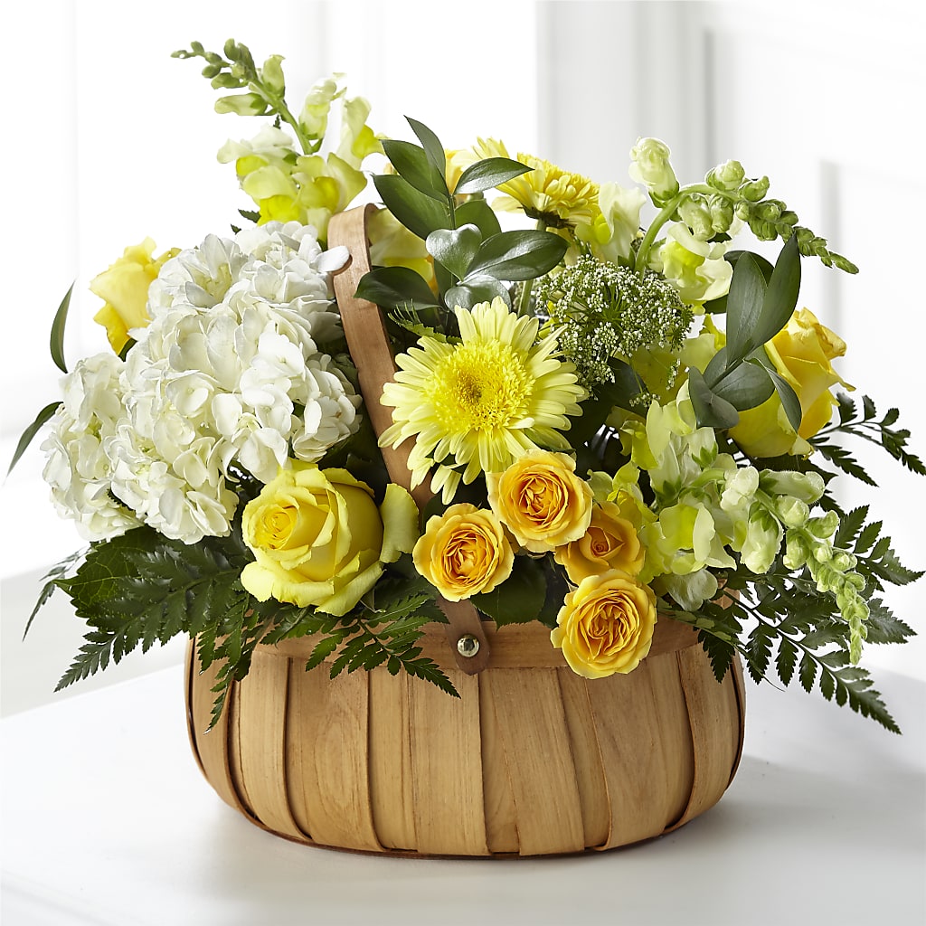 Rustic Remembrance Basket – Flowers Y Detallitos Analy, Durham NC