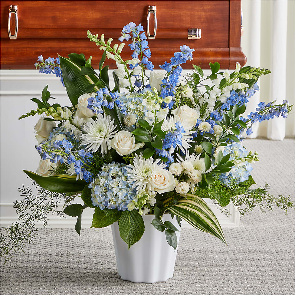 Everlasting Memories Floor Basket – Flowers Y Detallitos Analy, Durham NC