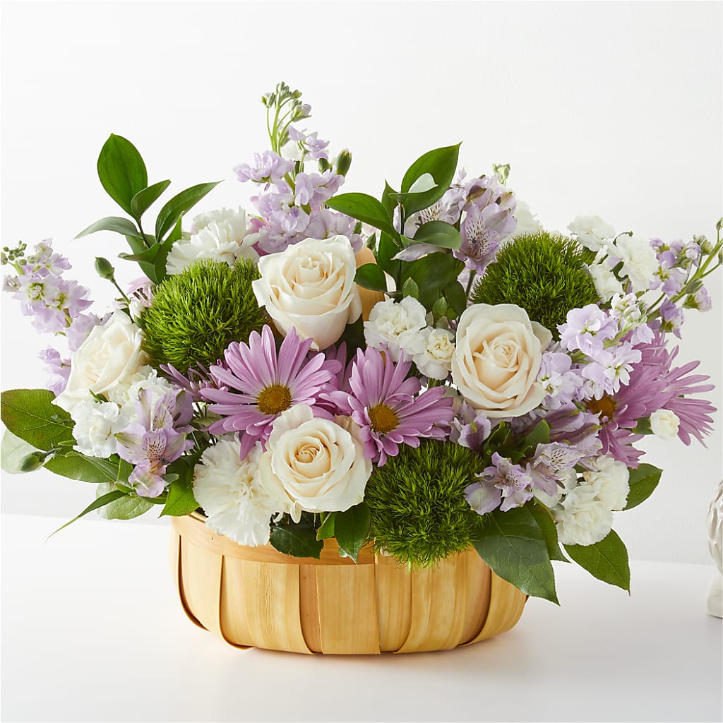 Peace & Love Basket – Flowers Y Detallitos Analy, Durham NC