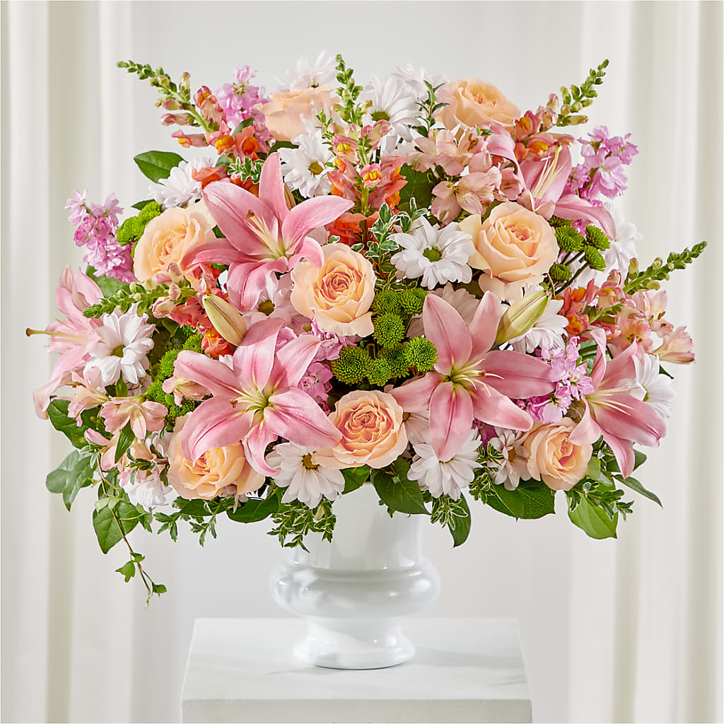 Heartfelt Gesture Urn Arrangement – Flowers Y Detallitos Analy, Durham NC
