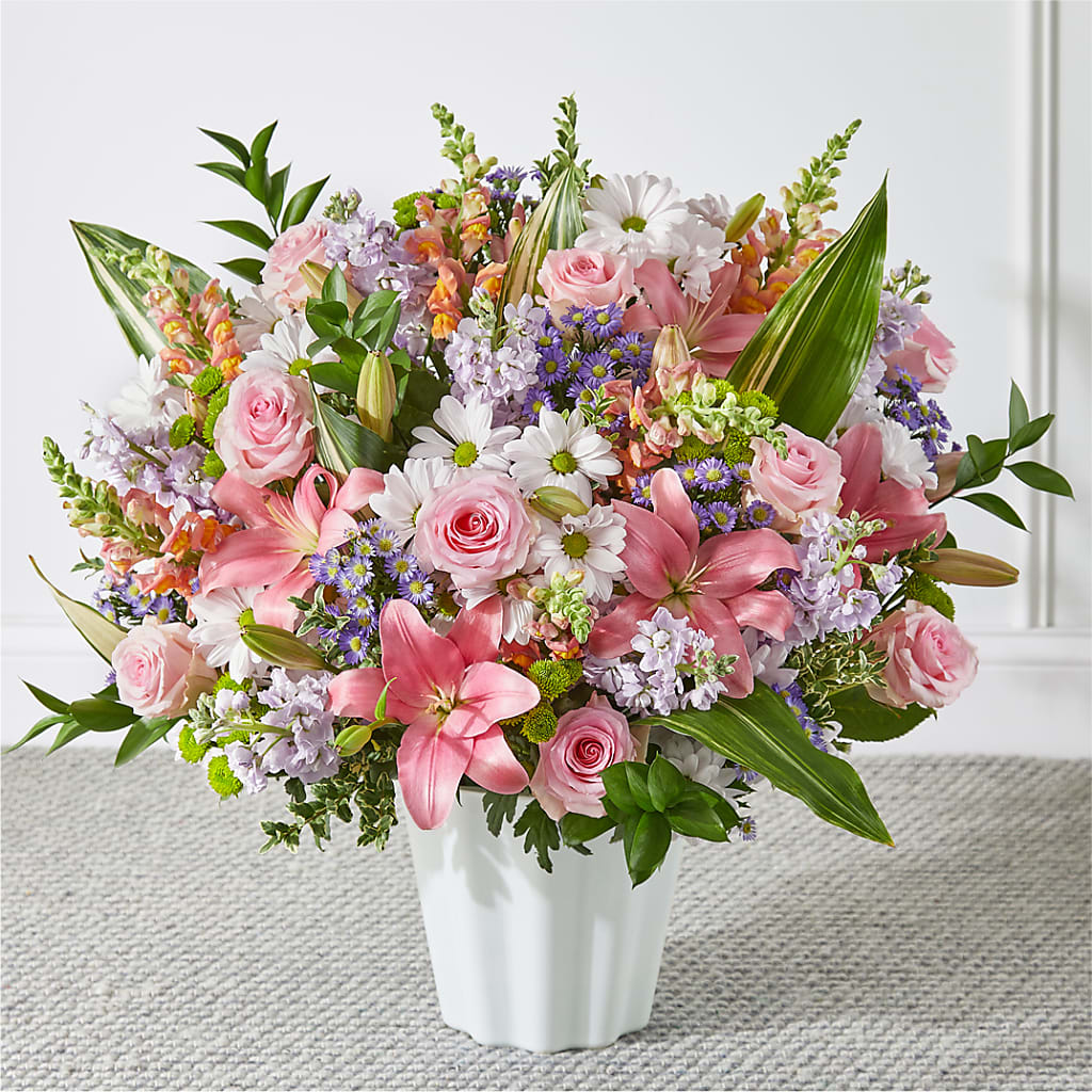 Abundant Compassion Floor Basket – Flowers Y Detallitos Analy, Durham NC