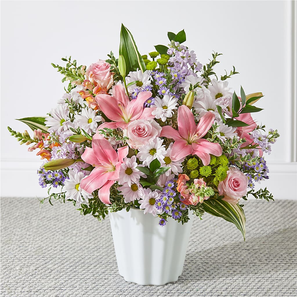 Abundant Compassion Floor Basket – Flowers Y Detallitos Analy, Durham NC