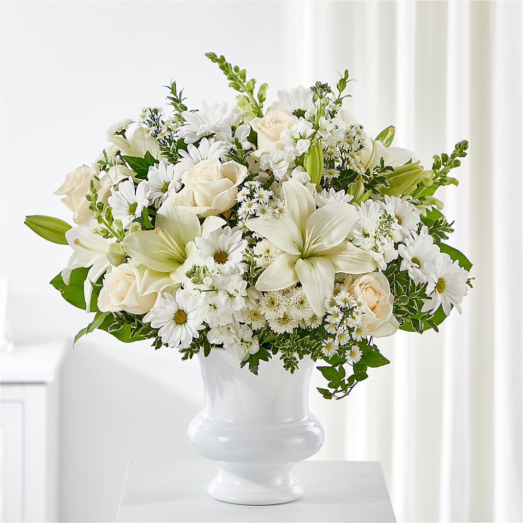 Uplifting Urn Arrangement – Flowers Y Detallitos Analy, Durham NC
