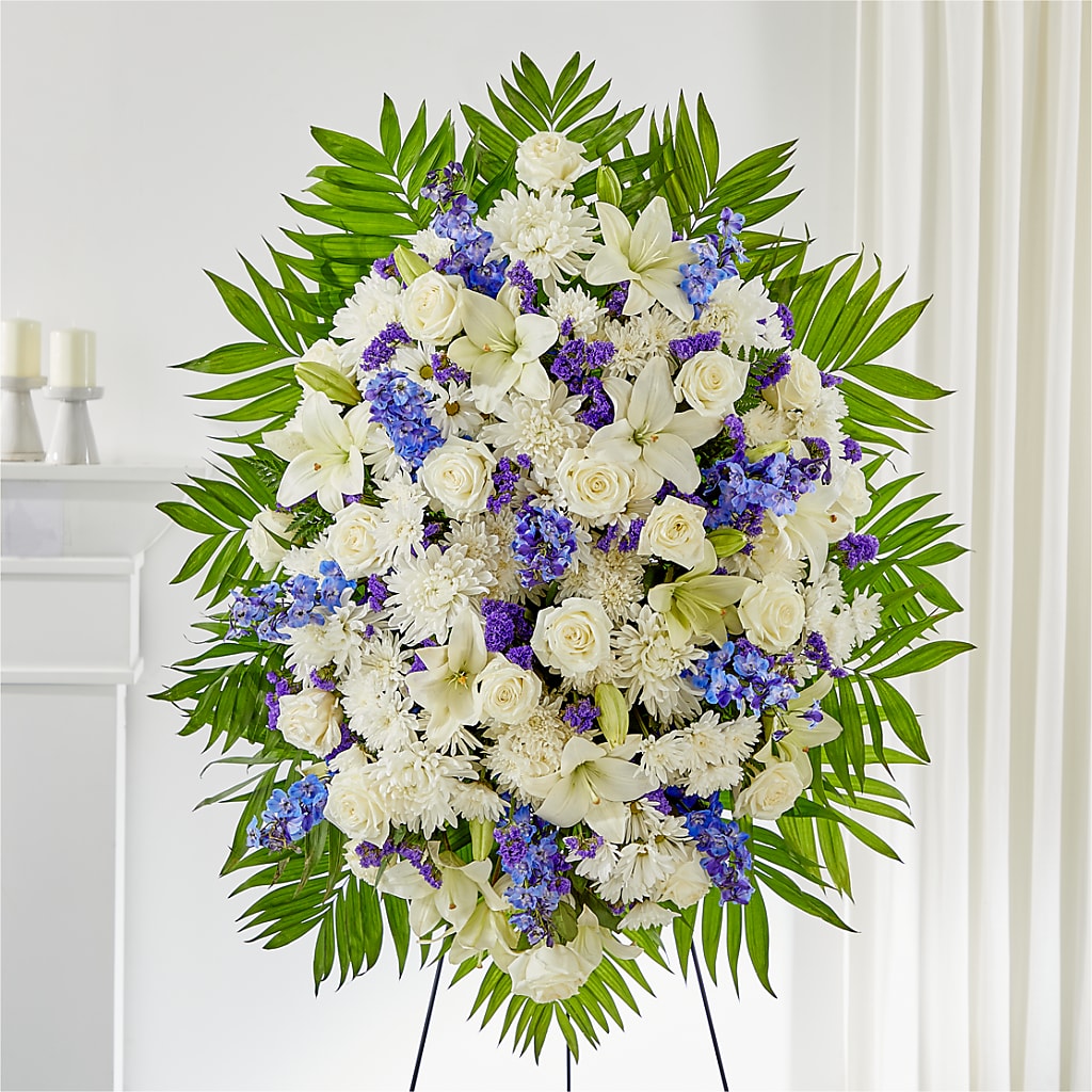 At Rest Standing Spray – Flowers Y Detallitos Analy, Durham NC