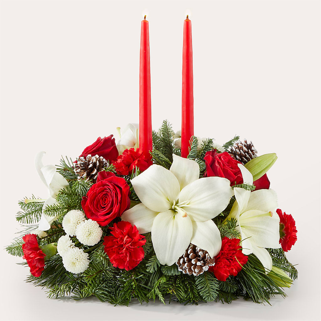 Seasonal Festivities Centerpiece – Flowers Y Detallitos Analy, Durham NC
