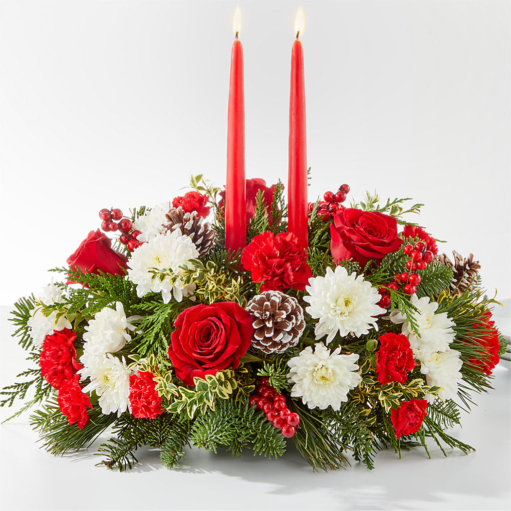 Holiday Soiree Centerpiece – Flowers Y Detallitos Analy, Durham NC