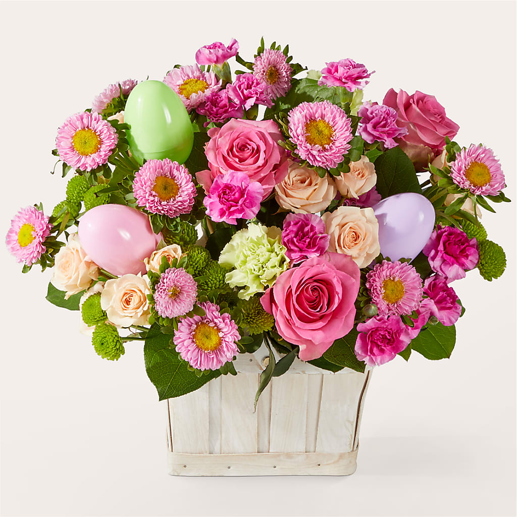 Get Eggcited Basket – Flowers Y Detallitos Analy, Durham NC
