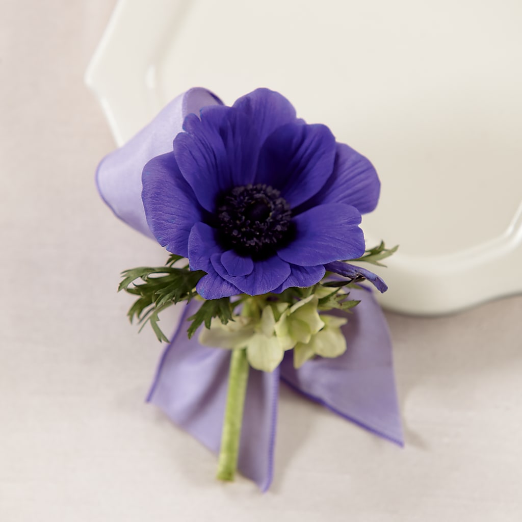 Purple Passion Boutonniere – Flowers Y Detallitos Analy, Durham NC