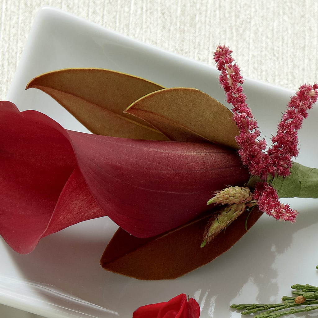 Red Calla Boutonniere – Flowers Y Detallitos Analy, Durham NC