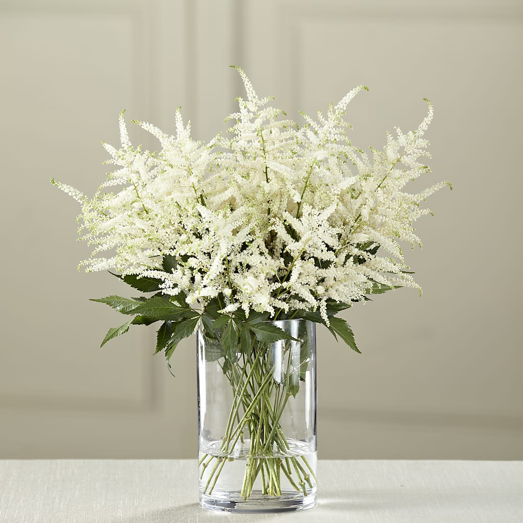 White Astilbe Bouquet – Flowers Y Detallitos Analy, Durham NC