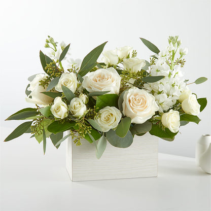 Bouquet Boîte Lin Frais