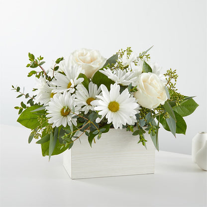 Bouquet Boîte Lin Frais