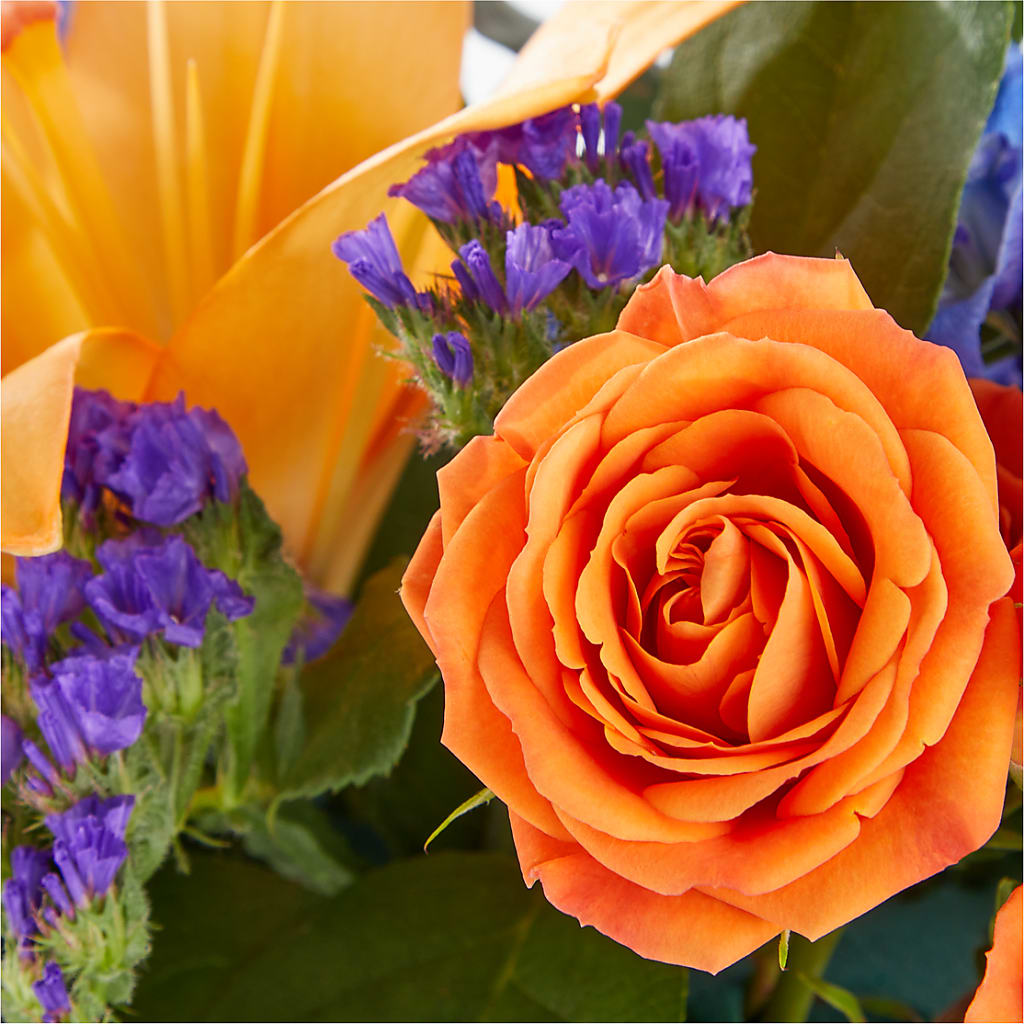 Radiant Citrus Box Bouquet –  Flowers Y Detallitos Analy, Durham NC