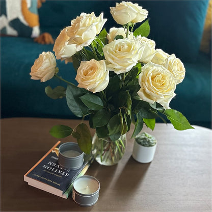 Long Stem Yellow Rose Bouquet –  Flowers Y Detallitos Analy, Durham NC