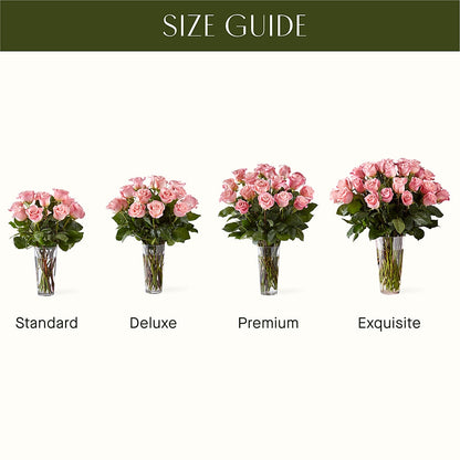Long Stem Pink Rose Bouquet –  Flowers Y Detallitos Analy, Durham NC