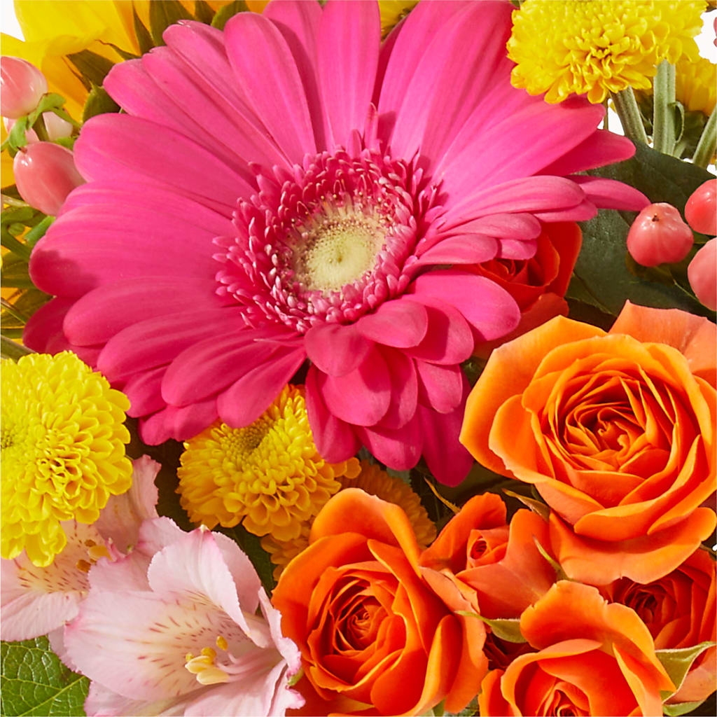 Bouquet mixte original du fleuriste