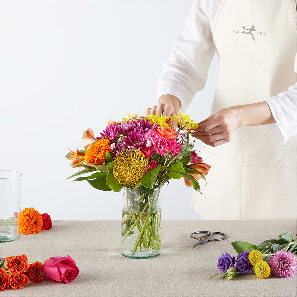 Feast of Color – A Florist Original –  Flowers Y Detallitos Analy, Durham NC