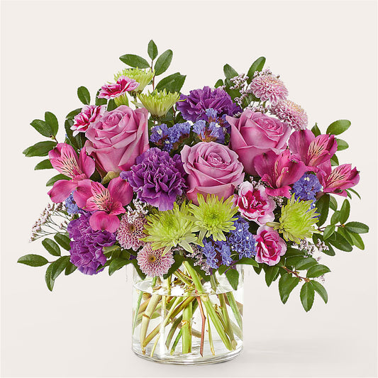 Glass Half Full Bouquet –  Flowers Y Detallitos Analy, Durham NC