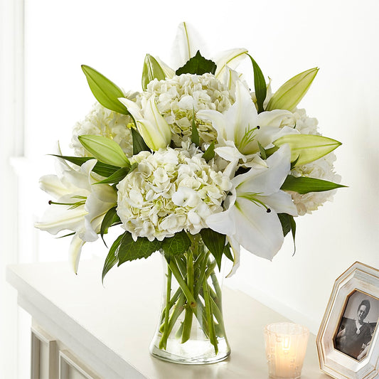 Bouquet de lys compatissant