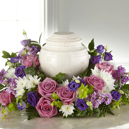 Blooming Sympathy Cremation Adornment –  Flowers Y Detallitos Analy, Durham NC