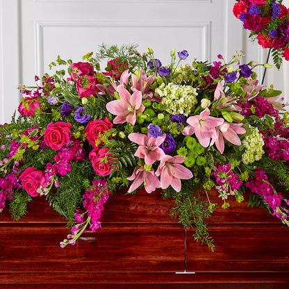 Radiant Tribute Casket Spray –  Flowers Y Detallitos Analy, Durham NC