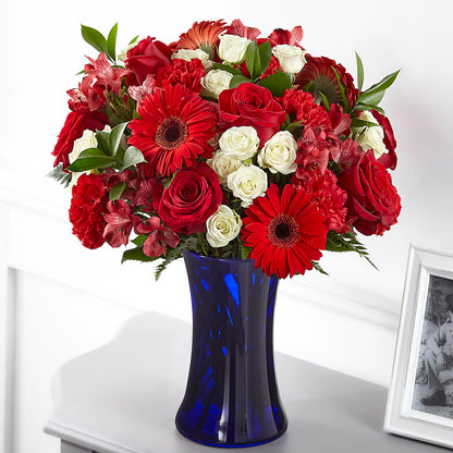 Bouquet Cœurs enlacés