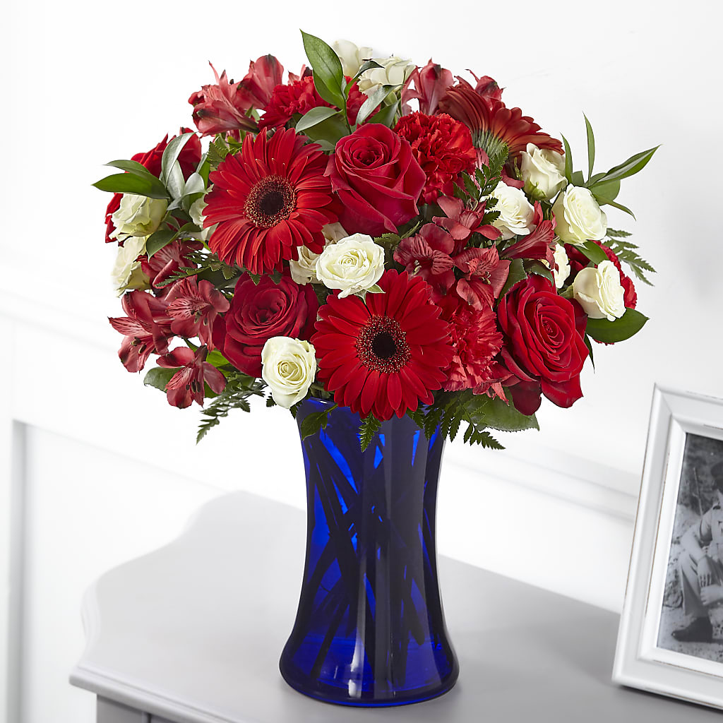 Bouquet Cœurs enlacés