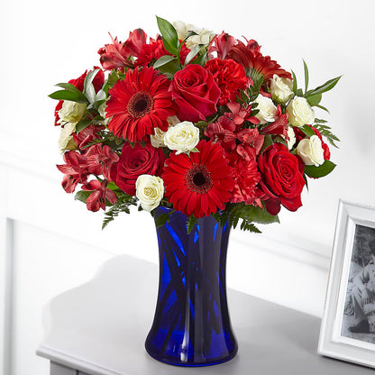 Bouquet Cœurs enlacés