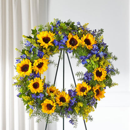 Bright Rays Wreath –  Flowers Y Detallitos Analy, Durham NC