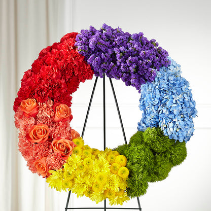 Circle of Love Wreath –  Flowers Y Detallitos Analy, Durham NC